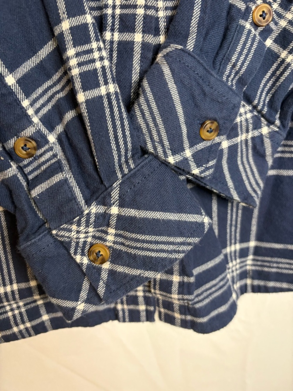 Frank By Frank and Oak Organic Cotton Flannel Button Shirt Shacket Women’s Large - Picture 5 of 6